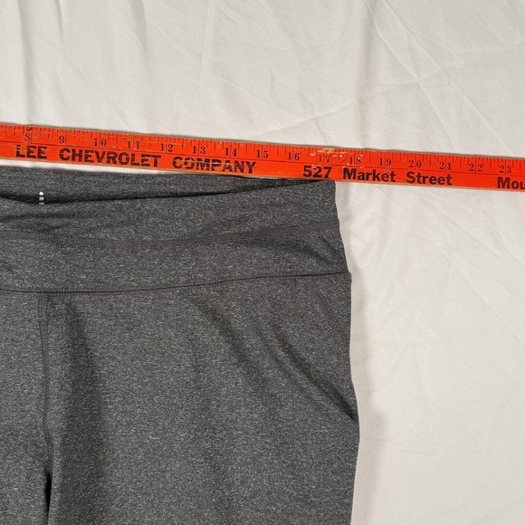 Lands End Pants Womens XL 18 Gray Cropped Capri Leggings Activewear Stretch - Picture 8 of 11